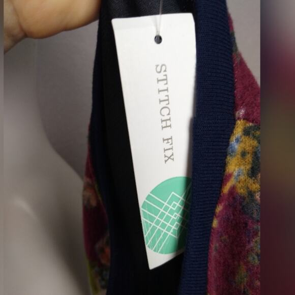 Hail3y: 23 Effey Floral Short Sleeve Sweater Dress Size Small - Picture 10 of 11